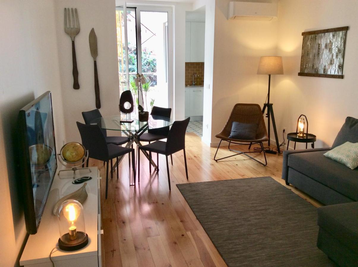 Whome Modern 1-Bed With Ac & Private Terrace Lisboa Eksteriør billede